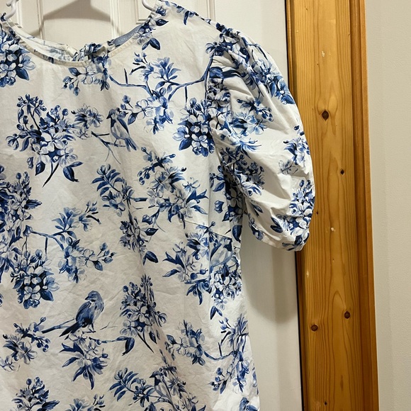 Antonio Melani x Born on Fifth Blue and White Floral Set Size 14 - Picture 9 of 14